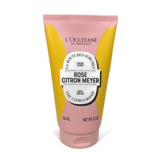 L'Occitane Limited Edition ROSE CITRON MEYER Body Cream 150ML NEW
